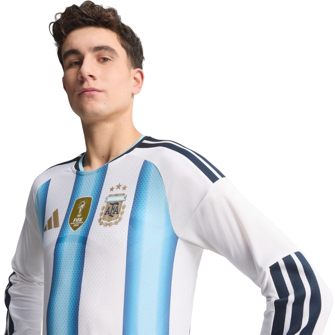 ARGENTINA PRIMEIRA COPA DO MUNDO 2026 AUTÊNTICA MANGA LONGA