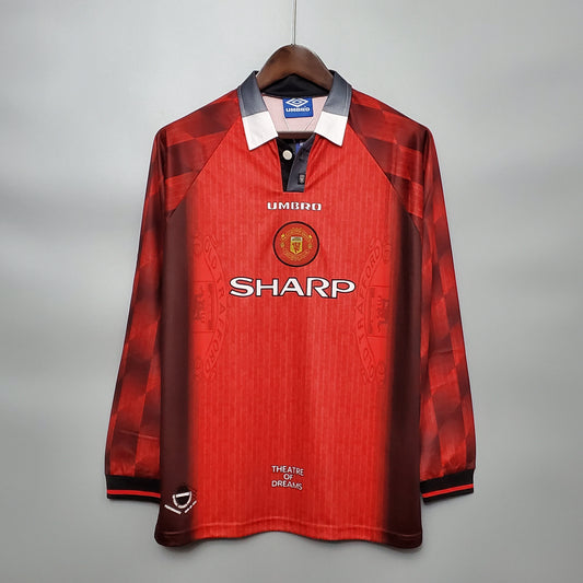 MANCHESTER UNITED I 1996 MASCULINA (RETRÔ) MANGA LONGA