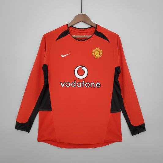 MANCHESTER UNITED I 02/03 MASCULINO (RETRO) MANGA LONGA
