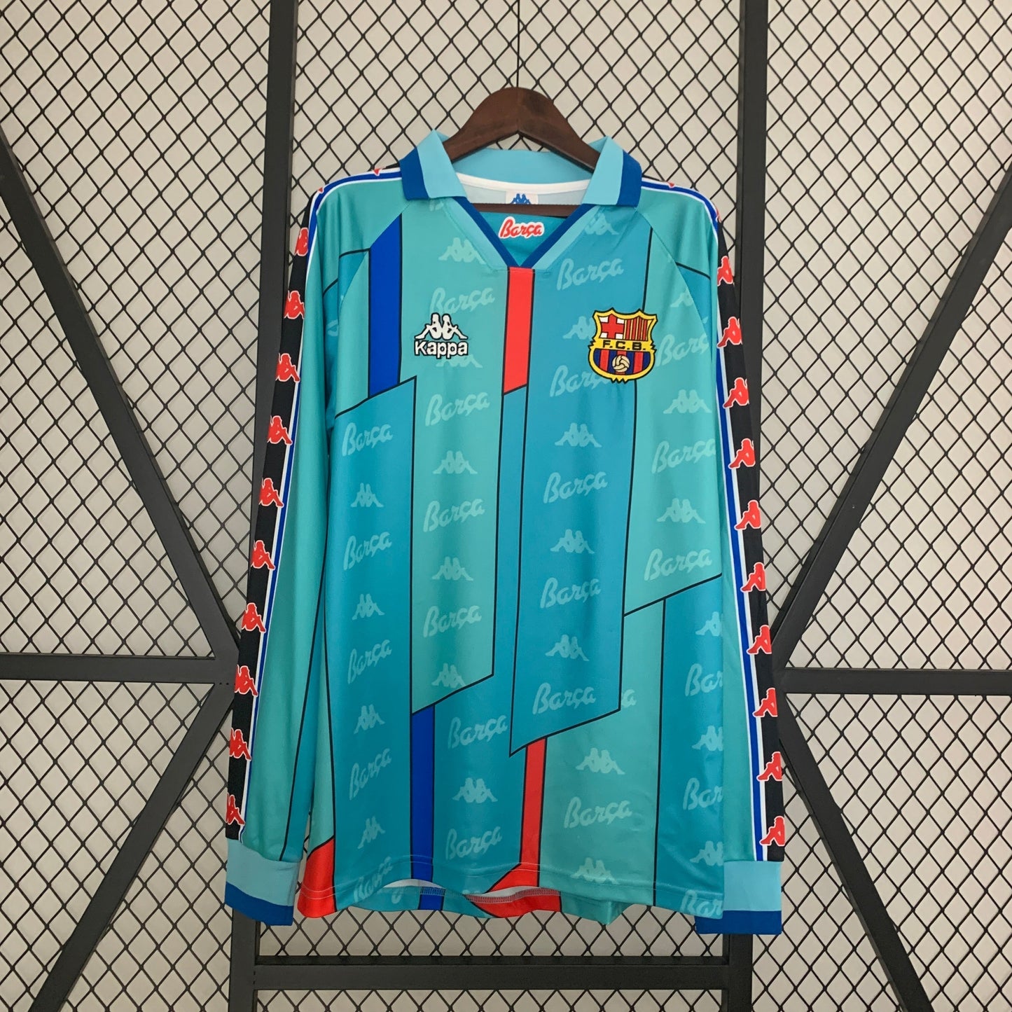 BARCELONA II 96/97 MASCULINO (RETRÔ) MANGA LONGA