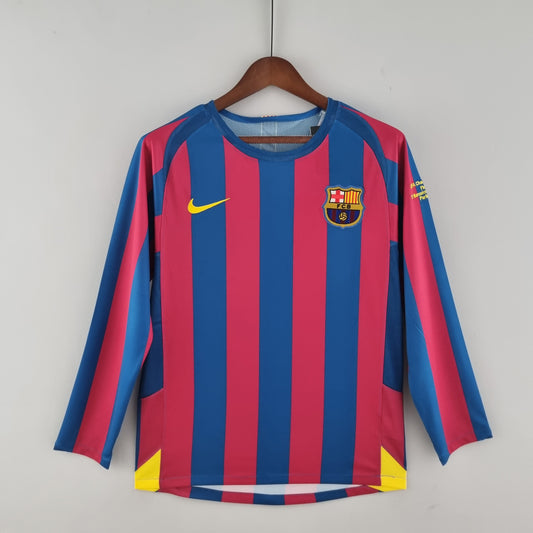 BARCELONA I 05/06 MASCULINO (RETRO) MANGA LONGA