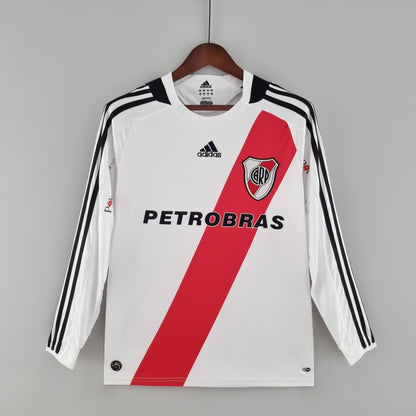 RIVER PLATE I 09/10 MASCULINA (RETRÔ) MANGA LONGA