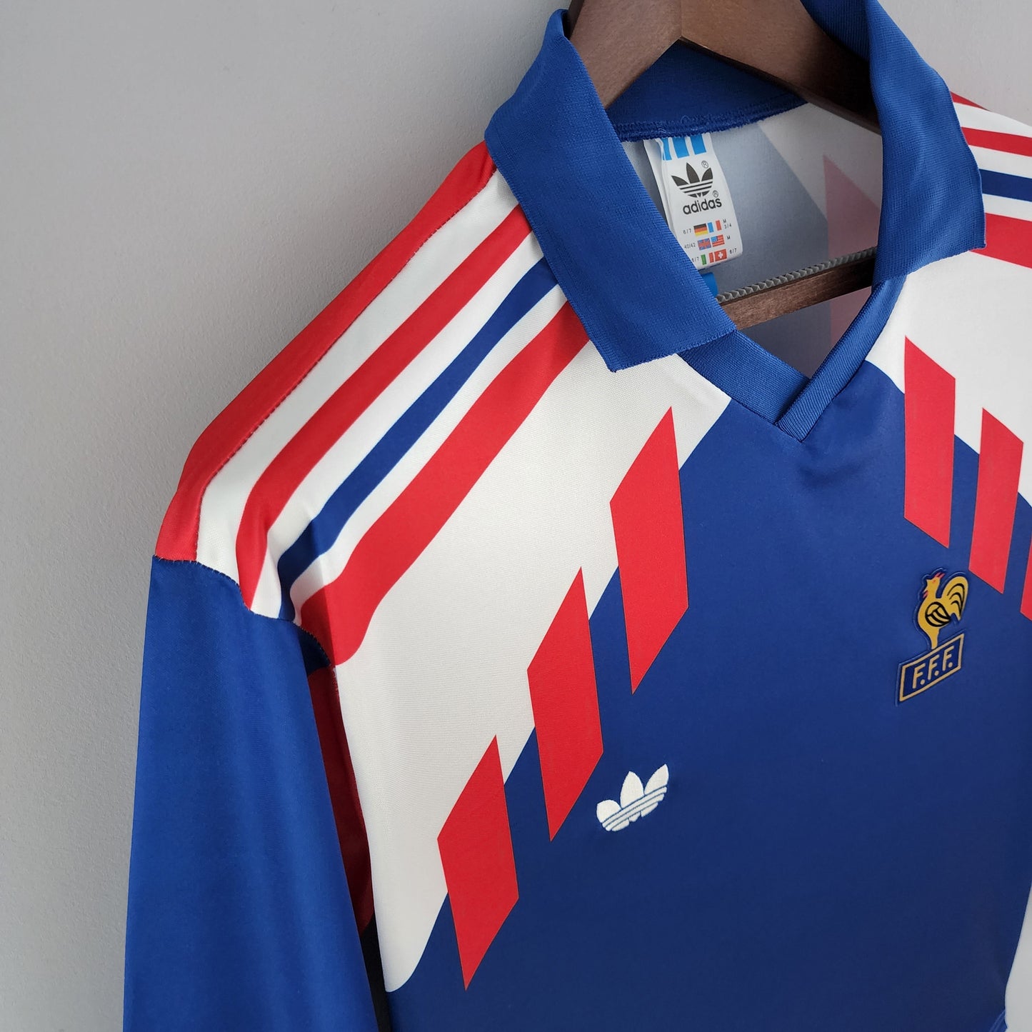 FRANÇA I 88/89 MASCULINO (RETRO) MANGA LONGA