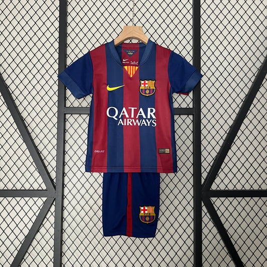 BARCELONA I 14/15 CONJUNTO INFANTIL (RETRÔ)