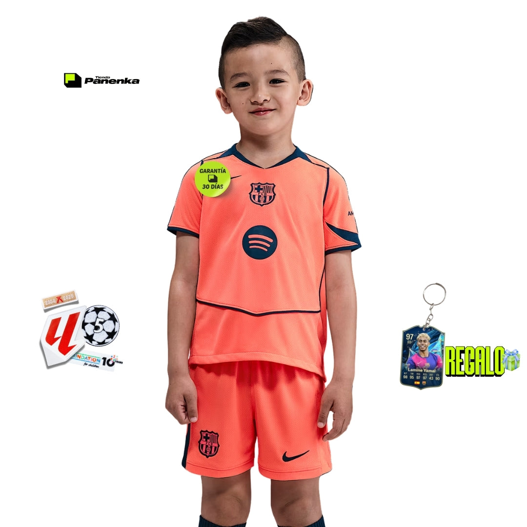 BARCELONA III 25/26 CONJUNTO INFANTIL