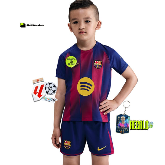 BARCELONA I 25/26 CONJUNTO INFANTIL