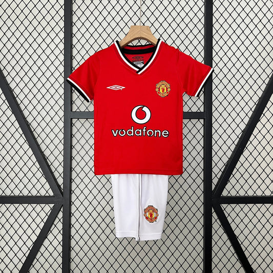 MANCHESTER UNITED I 00/01 CONJUNTO INFANTIL (RETRÔ)