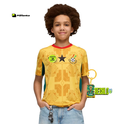 GHANA SEGUNDA MUNDIAL 2026 CONJUNTO INFANTIL