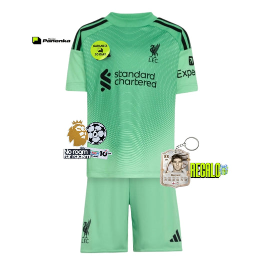 CONJUNTO INFANTIL LIVERPOOL GOLEIRO I 25/26
