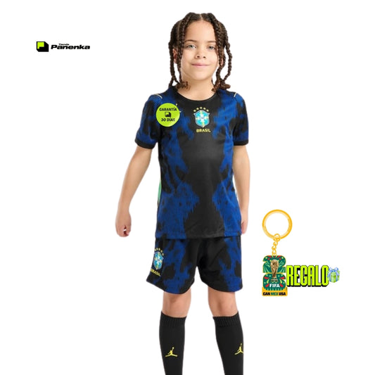 BRASIL SEGUNDA COPA DO MUNDO 2026 CONJUNTO INFANTIL