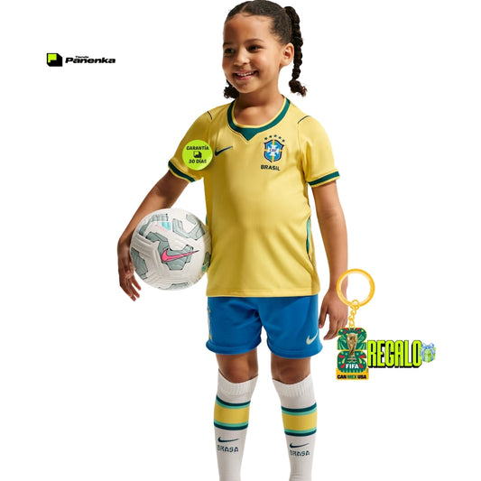 BRASIL PRIMEIRA COPA DO MUNDO 2026 CONJUNTO INFANTIL