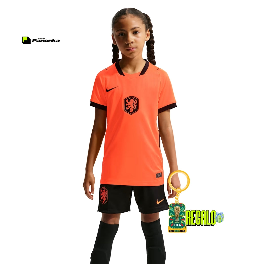 HOLANDA PRIMEIRA COPA DO MUNDO 2026 CONJUNTO INFANTIL