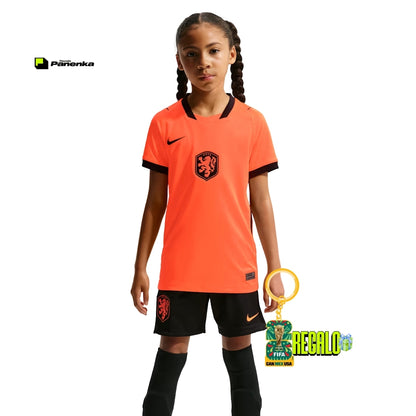 HOLANDA PRIMEIRA COPA DO MUNDO 2026 CONJUNTO INFANTIL