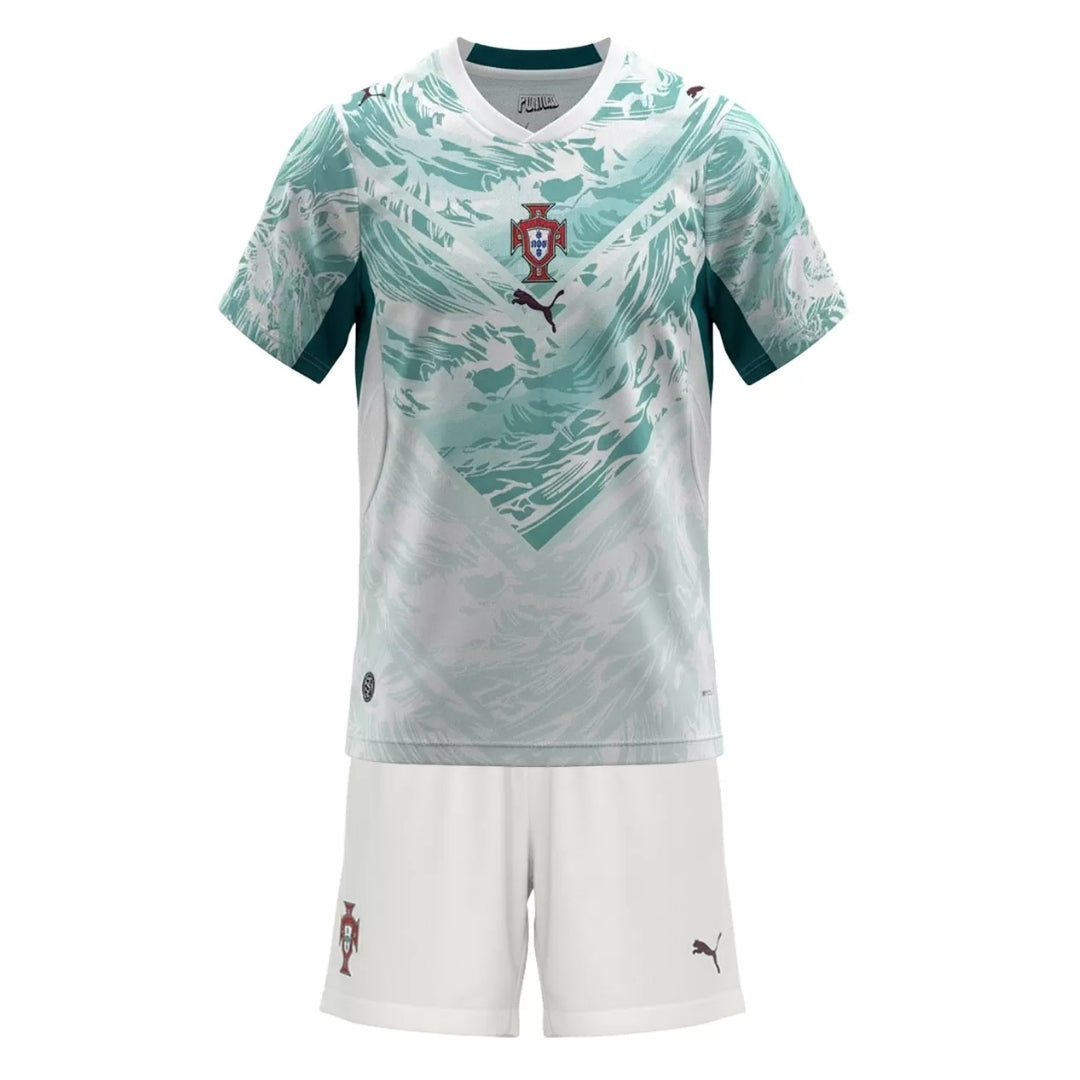 KIT INFANTIL SELEÇÃO PORTUGUESA ALTERNATIVO COPA DO MUNDO 2026