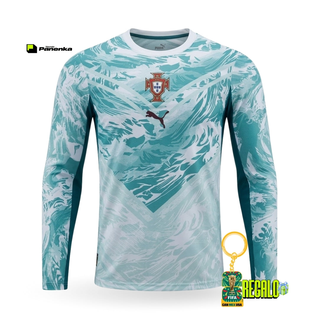 CAMISA SELEÇÃO PORTUGAL ALTERNATIVA COPA DO MUNDO 2026 MANGA LONGA