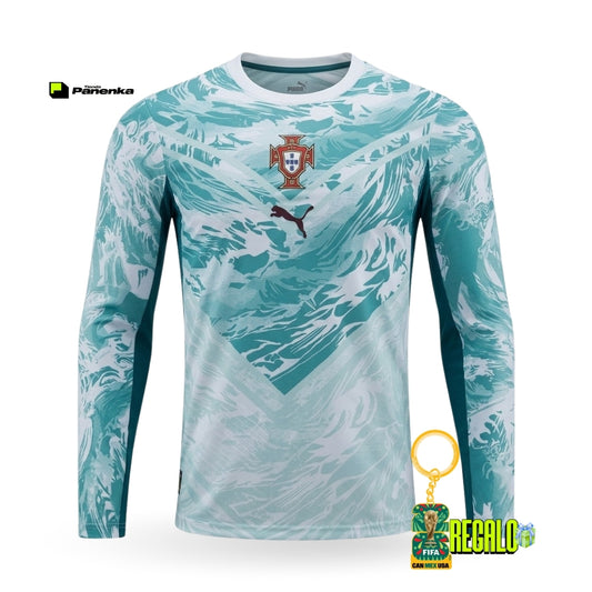 CAMISA SELEÇÃO PORTUGAL ALTERNATIVA COPA DO MUNDO 2026 MANGA LONGA