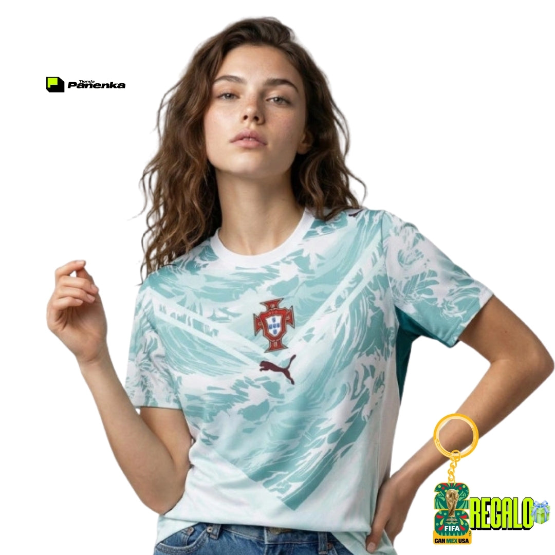 CAMISA SELEÇÃO PORTUGAL ALTERNATIVA COPA DO MUNDO 2026 FEMININA