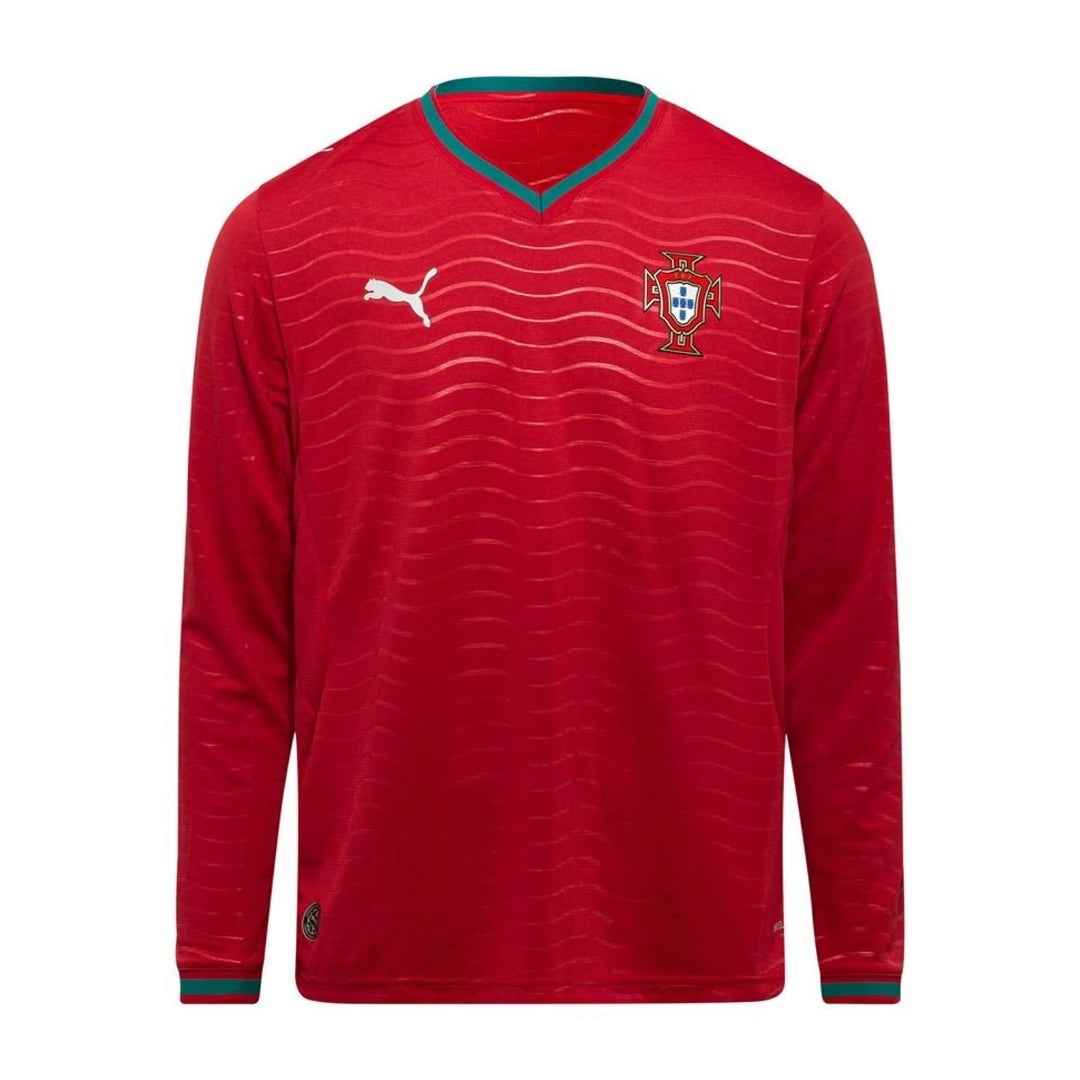 CAMISA SELEÇÃO PORTUGAL PRINCIPAL COPA DO MUNDO 2026 MANGA LONGA