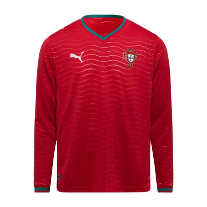 CAMISA SELEÇÃO PORTUGAL PRINCIPAL COPA DO MUNDO 2026 MANGA LONGA