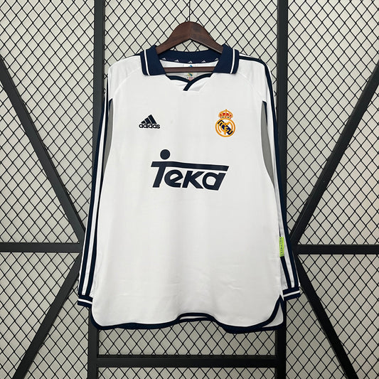 REAL MADRID I 00/01 MASCULINA (RETRÔ) MANGA LONGA