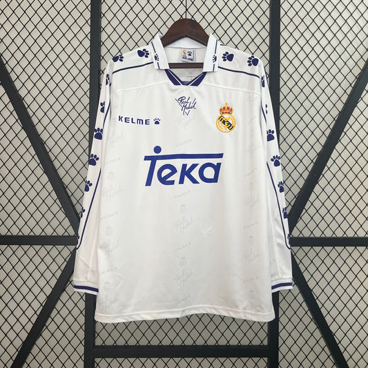 REAL MADRID I 94/96 MASCULINA (RETRÔ) MANGA LONGA