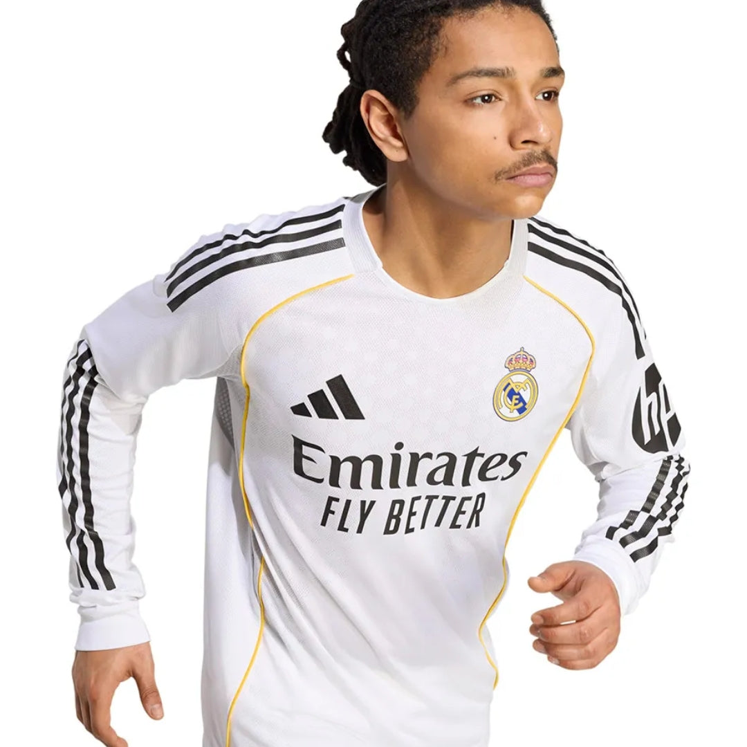 REAL MADRID I 25/26 MASCULINA (VERSÃO JOGADOR) MANGA LONGA