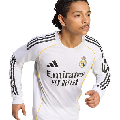 REAL MADRID I 25/26 MASCULINA (VERSÃO JOGADOR) MANGA LONGA