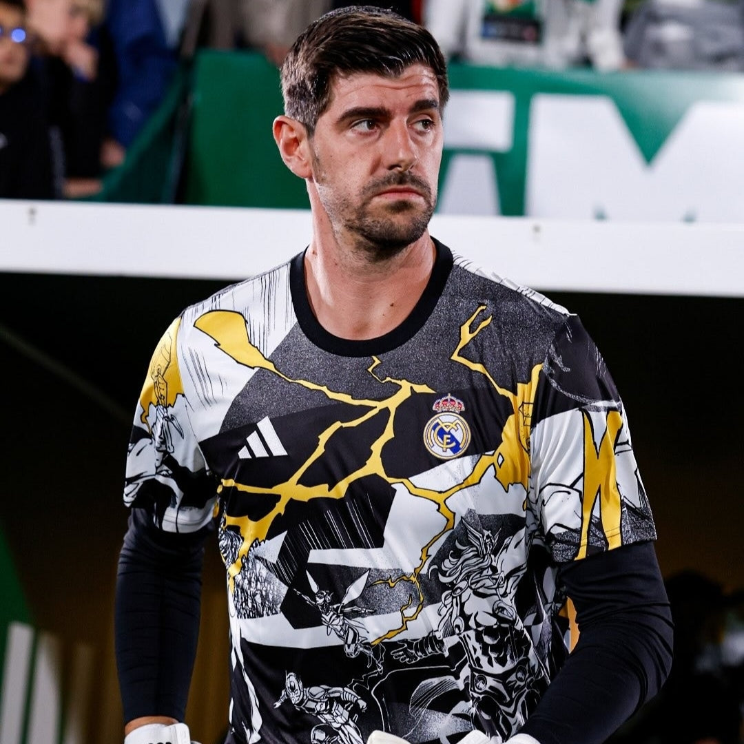 REAL MADRID AQUECIMENTO HEROES EDIÇÃO LIMITADA II 25/26 MASCULINA (MANGA LONGA)