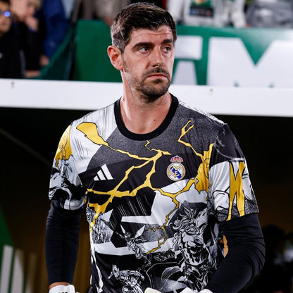REAL MADRID AQUECIMENTO HEROES EDIÇÃO LIMITADA II 25/26 MASCULINA (MANGA LONGA)