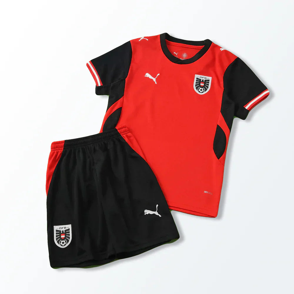 AUSTRIA PRIMERA MUNDIAL 2026 CONJUNTO INFANTIL